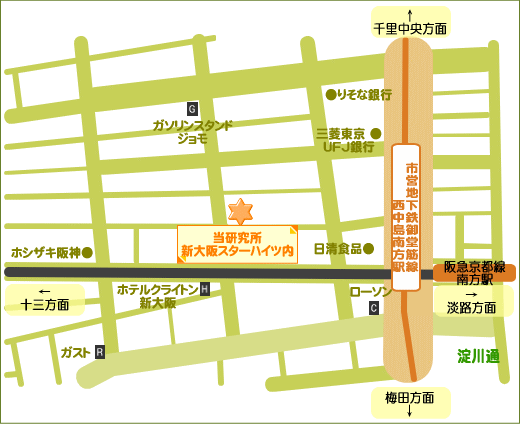 大阪アーユルヴェーダ研究所　地図